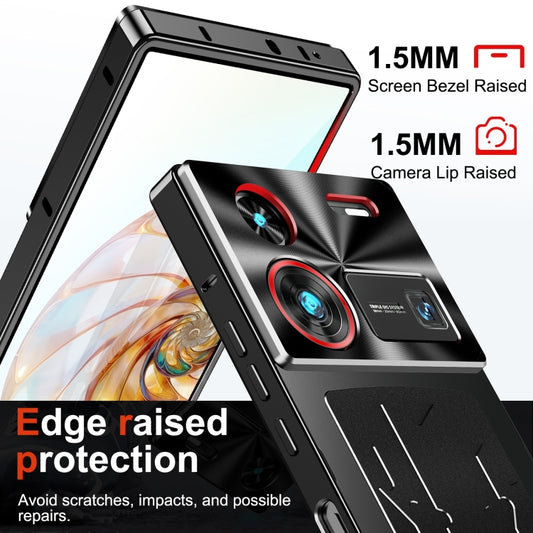 For ZTE nubia Z60 Ultra Leading Metal Cooling Phone Case(Black) - ZTE Cases by buy2fix | Online Shopping UK | buy2fix