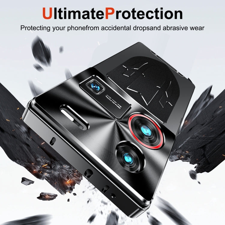 For ZTE nubia Z60 Ultra Leading Metal Cooling Phone Case(Black) - ZTE Cases by buy2fix | Online Shopping UK | buy2fix