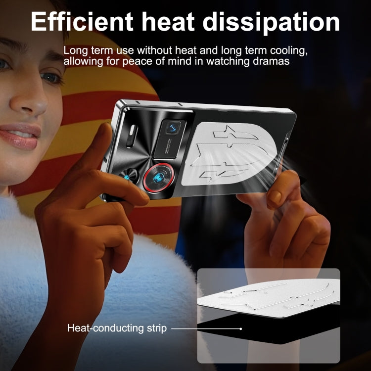 For ZTE nubia Z60 Ultra Leading Metal Cooling Phone Case(Silver) - ZTE Cases by buy2fix | Online Shopping UK | buy2fix