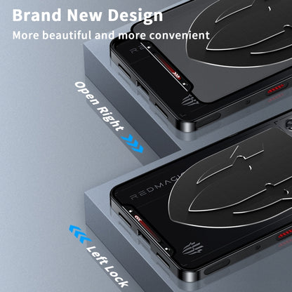 For ZTE nubia Red Magic 10 Pro / 10 Pro+ Metal Cooling Phone Case(Black) - ZTE Cases by buy2fix | Online Shopping UK | buy2fix