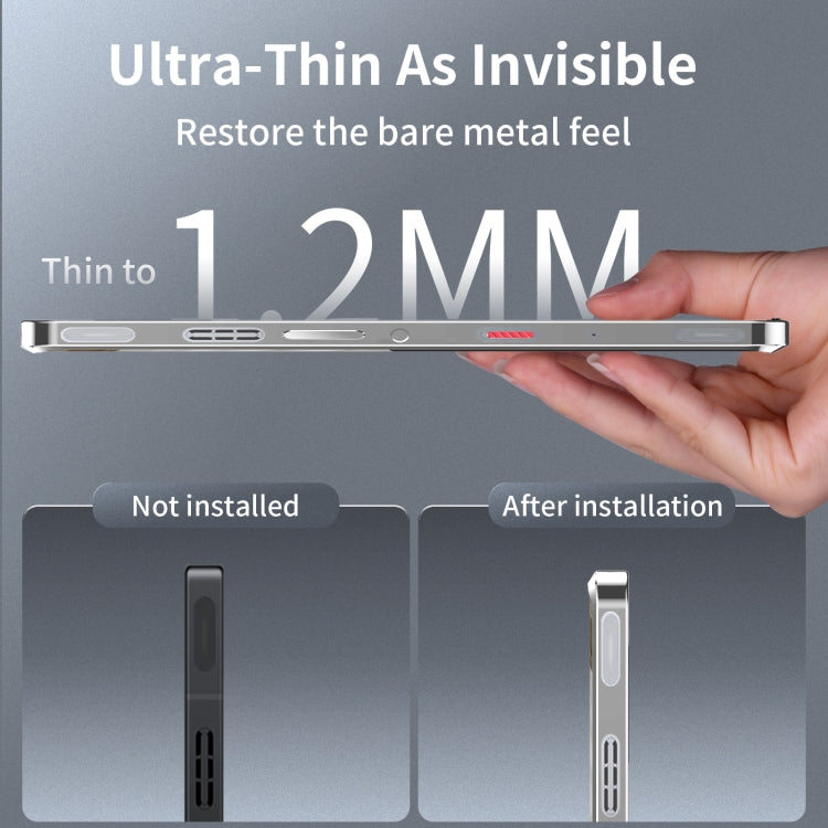 For ZTE nubia Red Magic 10 Pro / 10 Pro+ Metal Cooling Phone Case(Silver) - ZTE Cases by buy2fix | Online Shopping UK | buy2fix