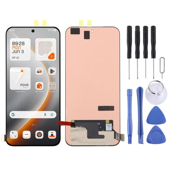 For Tecno Pova 7 Pro LJ8 Original LCD Screen with Digitizer Full Assembly