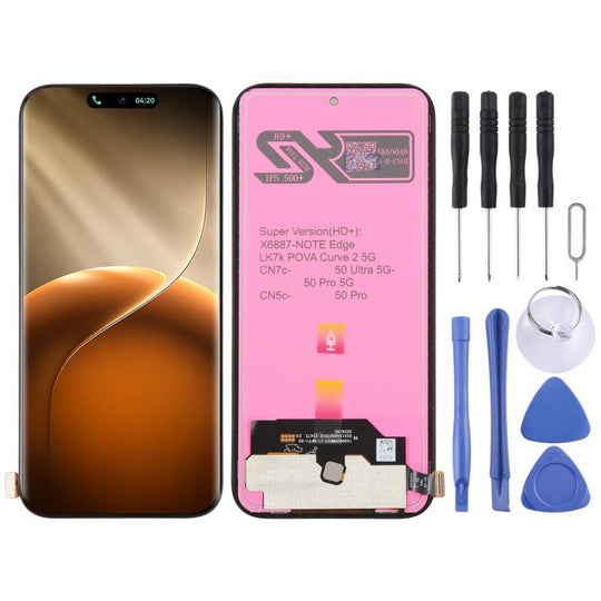 For Tecno Camon 50 Ultra CN7c OEM LCD Screen with Digitizer Full Assembly