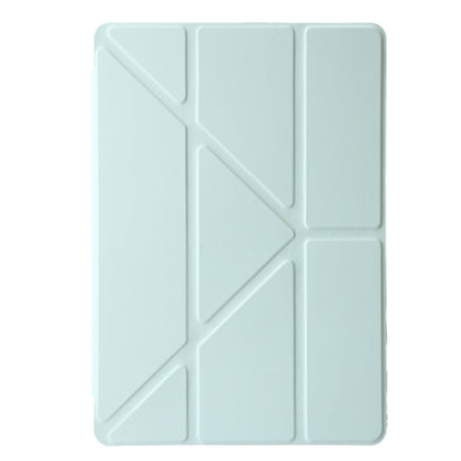 For Lenovo Tab M11 /Xiaoxin Pad 11 2024 Clear Acrylic Deformation Leather Tablet Case(Green) - Lenovo by buy2fix | Online Shopping UK | buy2fix