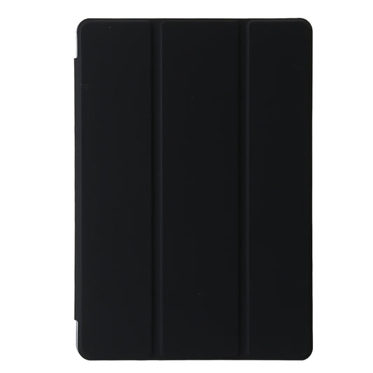 For Lenovo Tab M11 /Xiaoxin Pad 11 2024 Clear Acrylic 3-Fold Leather Tablet Case(Black) - Lenovo by buy2fix | Online Shopping UK | buy2fix