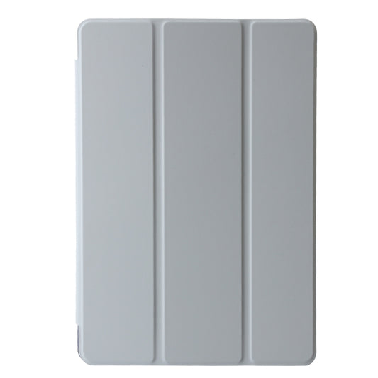 For Lenovo Tab M11 /Xiaoxin Pad 11 2024 Clear Acrylic 3-Fold Leather Tablet Case(Grey) - Lenovo by buy2fix | Online Shopping UK | buy2fix