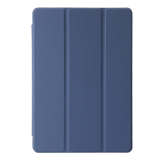 For Lenovo Tab M11 /Xiaoxin Pad 11 2024 Clear Acrylic 3-Fold Leather Tablet Case(Lavender) - Lenovo by buy2fix | Online Shopping UK | buy2fix