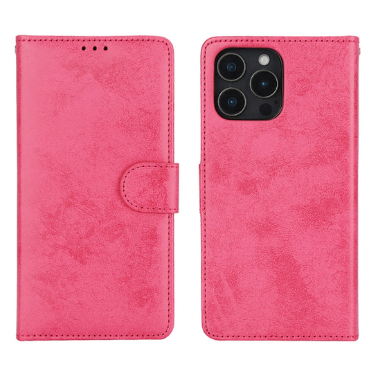 For iPhone 16 Pro Max 2 in 1 Detachable Phone Leather Case(Pink) - iPhone 16 Pro Max Cases by buy2fix | Online Shopping UK | buy2fix