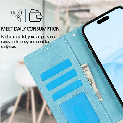 For iPhone 16 Pro Max 2 in 1 Detachable Phone Leather Case(Blue) - iPhone 16 Pro Max Cases by buy2fix | Online Shopping UK | buy2fix