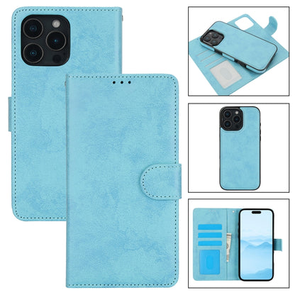 For iPhone 16 Pro Max 2 in 1 Detachable Phone Leather Case(Blue) - iPhone 16 Pro Max Cases by buy2fix | Online Shopping UK | buy2fix