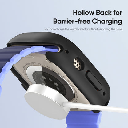 For Apple Watch Ultra 2 49mm / Ultra 49mm DUX DUCIS Bamo Series Hollow PC + TPU Watch Protective Case(Black+Grey) by DUX DUCIS