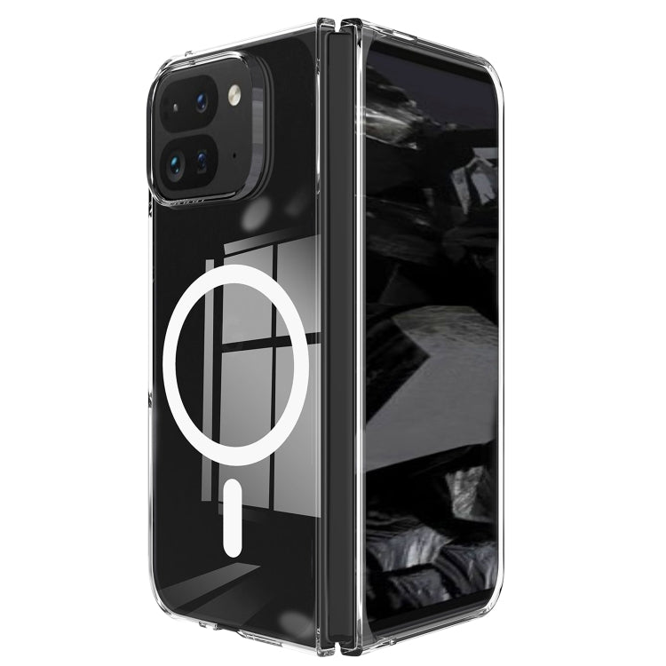 For Google Pixel 9 Pro Fold Scratchproof PC Transparent MagSafe Phone Case by buy2fix