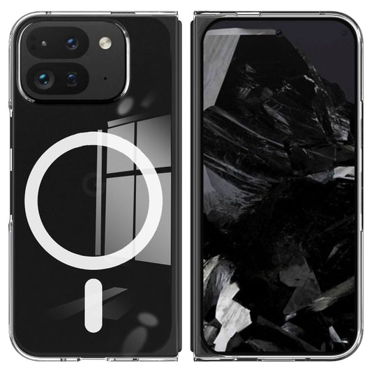 For Google Pixel 9 Pro Fold Scratchproof PC Transparent MagSafe Phone Case - Google Cases by buy2fix | Online Shopping UK | buy2fix