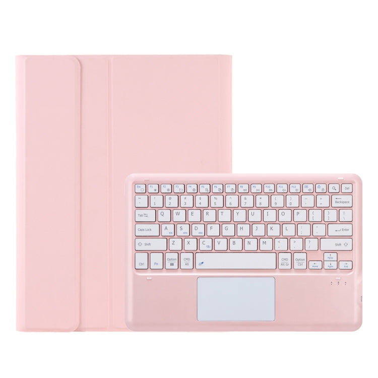 For Honor Pad 9 AH19-A TPU Ultra-thin Detachable Bluetooth Keyboard Tablet Leather Case with Touchpad(Pink) by buy2fix