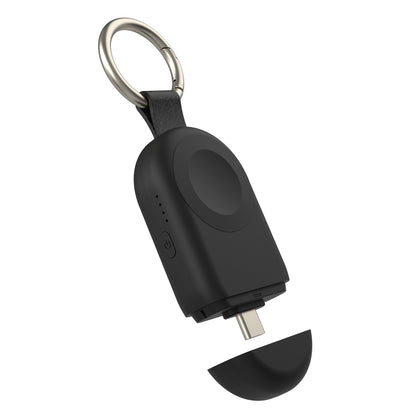 For Apple Watch / AirPods Series U16 Portable Magnetic Wireless Charger(Black) by buy2fix