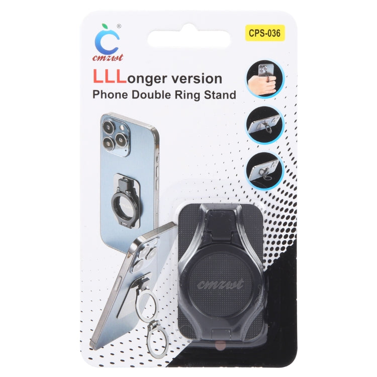 CPS-036 Metal Phone Ring Holder(Grey) - Ring Holder by buy2fix | Online Shopping UK | buy2fix