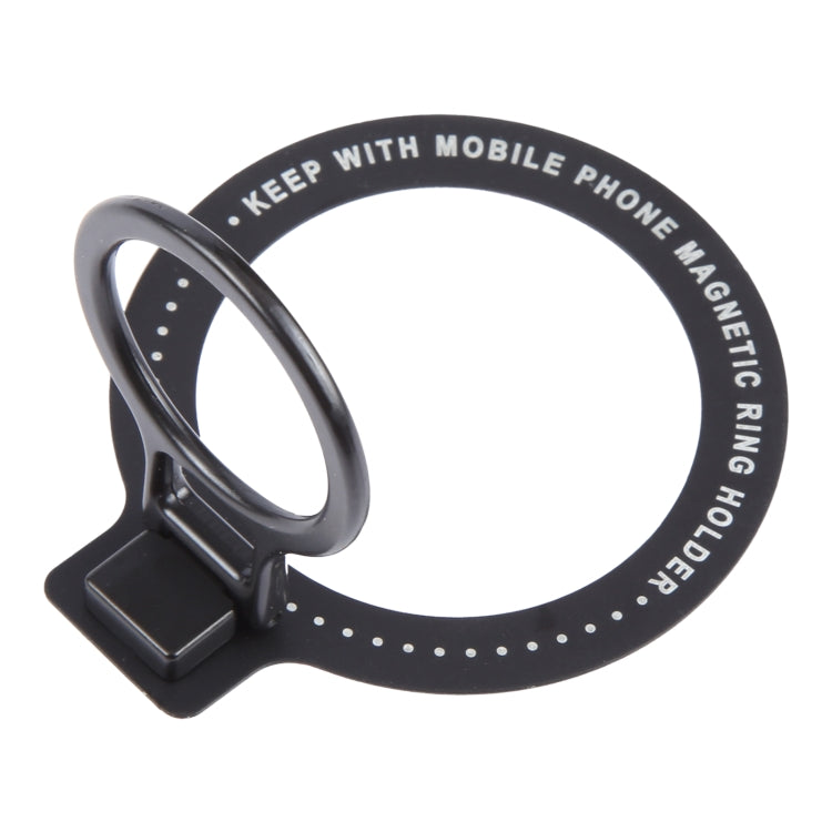CPS-050 Adhesive MagSafe Magnetic Ring Phone Ring Holder(Black) - Ring Holder by buy2fix | Online Shopping UK | buy2fix