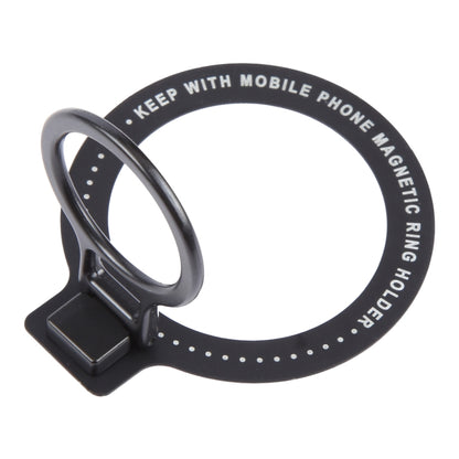CPS-050 Adhesive MagSafe Magnetic Ring Phone Ring Holder(Black) - Ring Holder by buy2fix | Online Shopping UK | buy2fix