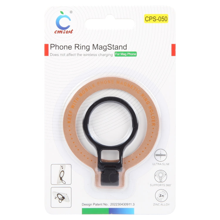 CPS-050 Adhesive MagSafe Magnetic Ring Phone Ring Holder(Rose Gold) - Ring Holder by buy2fix | Online Shopping UK | buy2fix