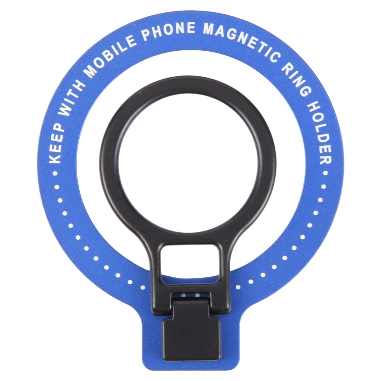 CPS-050 Adhesive MagSafe Magnetic Ring Phone Ring Holder(Blue) - Ring Holder by buy2fix | Online Shopping UK | buy2fix