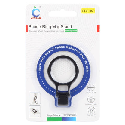 CPS-050 Adhesive MagSafe Magnetic Ring Phone Ring Holder(Blue) - Ring Holder by buy2fix | Online Shopping UK | buy2fix