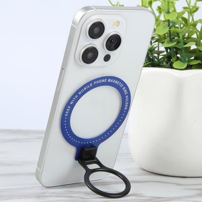 CPS-050 Adhesive MagSafe Magnetic Ring Phone Ring Holder(Blue) - Ring Holder by buy2fix | Online Shopping UK | buy2fix