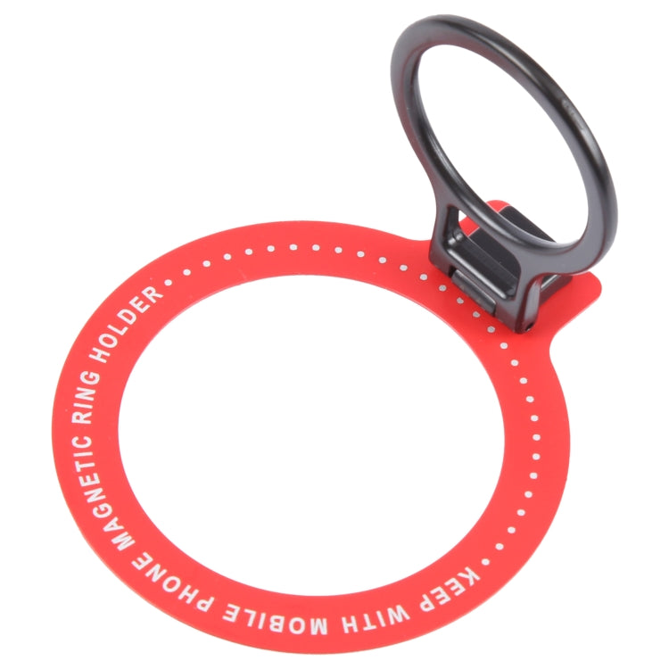 CPS-050 Adhesive MagSafe Magnetic Ring Phone Ring Holder(Red) - Ring Holder by buy2fix | Online Shopping UK | buy2fix
