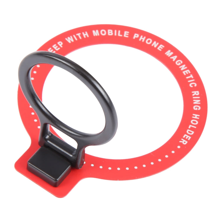 CPS-050 Adhesive MagSafe Magnetic Ring Phone Ring Holder(Red) - Ring Holder by buy2fix | Online Shopping UK | buy2fix