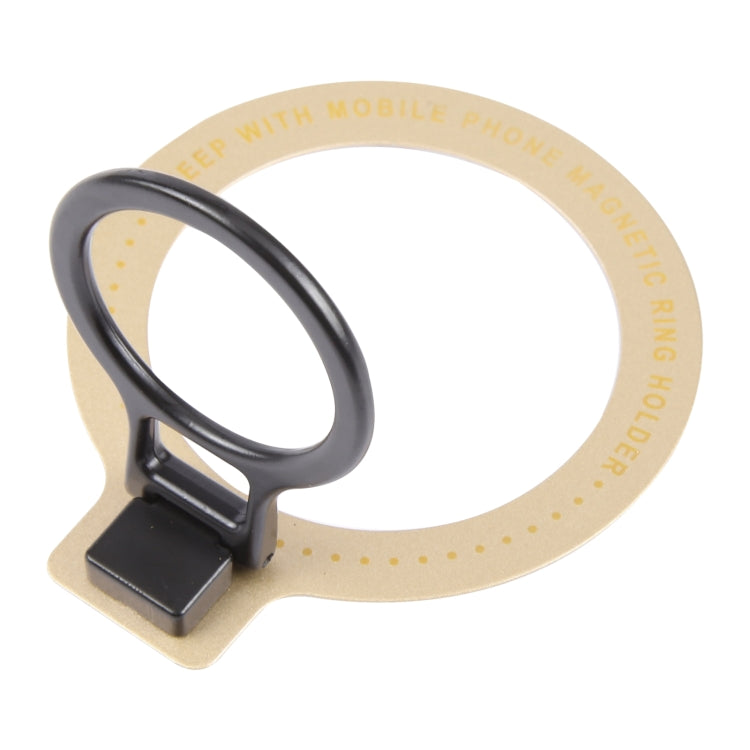 CPS-050 Adhesive MagSafe Magnetic Ring Phone Ring Holder(Gold) - Ring Holder by buy2fix | Online Shopping UK | buy2fix