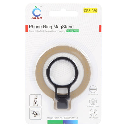 CPS-050 Adhesive MagSafe Magnetic Ring Phone Ring Holder(Gold) - Ring Holder by buy2fix | Online Shopping UK | buy2fix