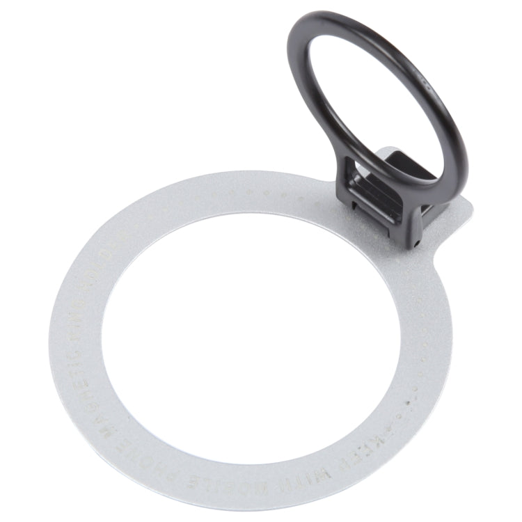 CPS-050 Adhesive MagSafe Magnetic Ring Phone Ring Holder(Silver) - Ring Holder by buy2fix | Online Shopping UK | buy2fix