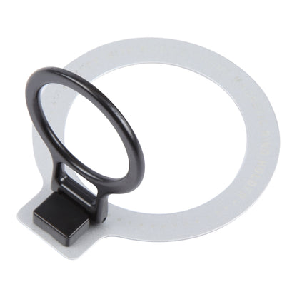 CPS-050 Adhesive MagSafe Magnetic Ring Phone Ring Holder(Silver) - Ring Holder by buy2fix | Online Shopping UK | buy2fix