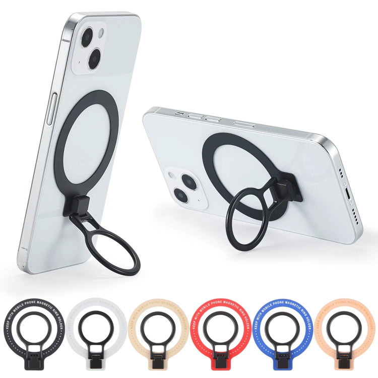 CPS-050 Adhesive MagSafe Magnetic Ring Phone Ring Holder(Silver) - Ring Holder by buy2fix | Online Shopping UK | buy2fix