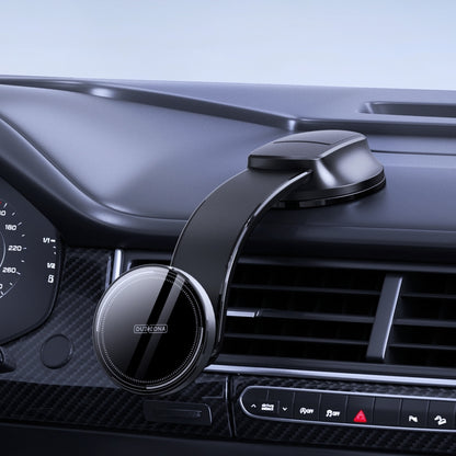 DUZZONA V3 15W Car Magnetic Wireless Charger Phone Holder(Black) - Wireless Charger Holders by DUZZONA | Online Shopping UK | buy2fix