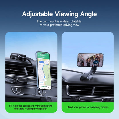 DUZZONA V3 15W Car Magnetic Wireless Charger Phone Holder(Black) - Wireless Charger Holders by DUZZONA | Online Shopping UK | buy2fix