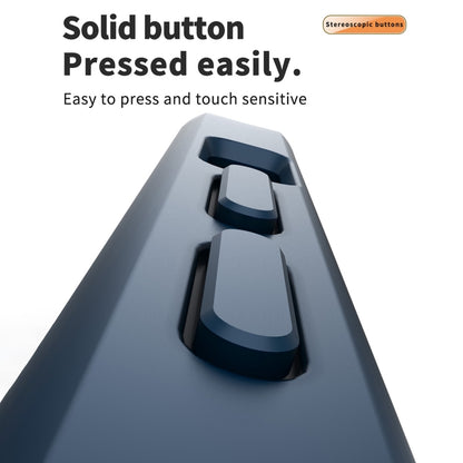 For iPhone 12 Metal Invisible Camera Holder MagSafe Magnetic Phone Case(Blue) by buy2fix