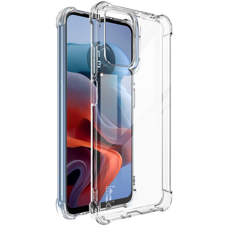 For Motorola Moto G04 4G/G24 4G imak Shockproof Airbag TPU Phone Case(Transparent) by imak