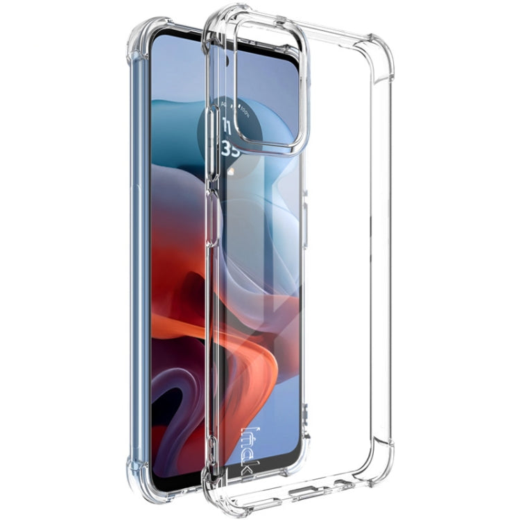 For Motorola Moto G34 5G imak Shockproof Airbag TPU Phone Case(Transparent) by imak