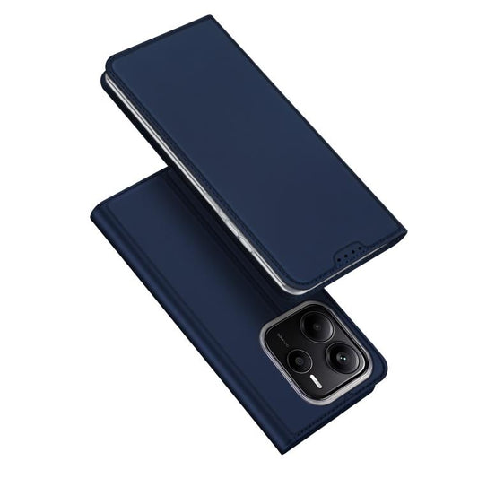 For Redmi Note 14 5G DUX DUCIS Skin Pro Series Flip Leather Phone Case(Blue) - Note 14 Cases by DUX DUCIS | Online Shopping UK | buy2fix