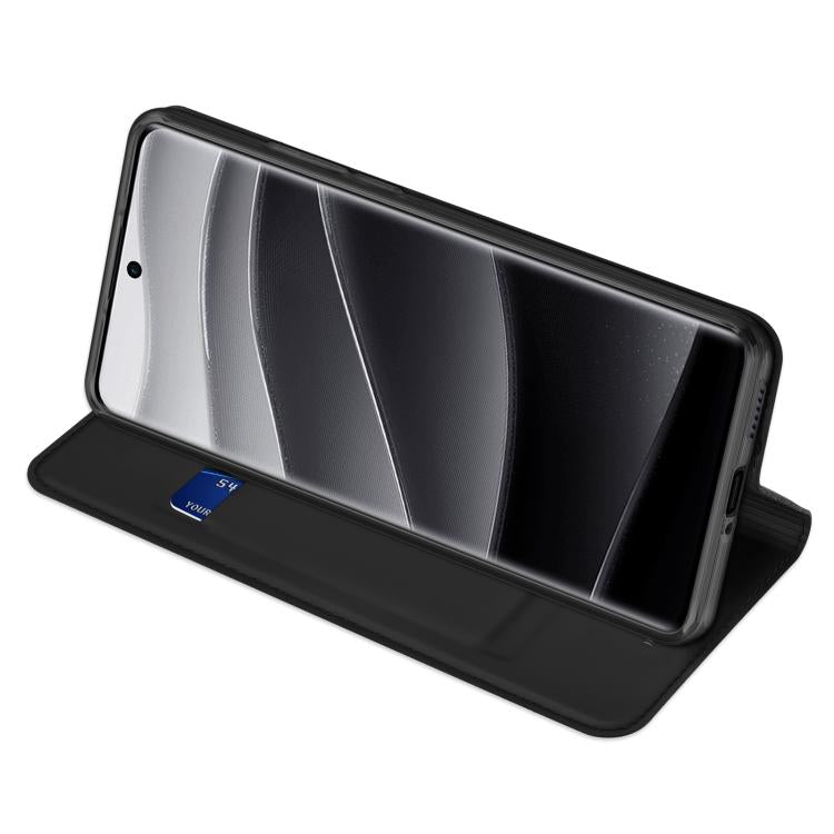 For Redmi Note 14 Pro 5G DUX DUCIS Skin Pro Series Flip Leather Phone Case(Black) - Note 14 Pro Cases by DUX DUCIS | Online Shopping UK | buy2fix