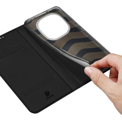 For Redmi Note 14 Pro 5G DUX DUCIS Skin Pro Series Flip Leather Phone Case(Black) - Note 14 Pro Cases by DUX DUCIS | Online Shopping UK | buy2fix