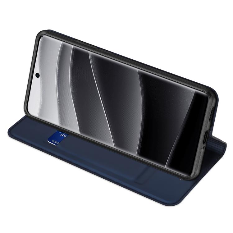 For Redmi Note 14 Pro+ 5G DUX DUCIS Skin Pro Series Flip Leather Phone Case(Blue) - Note 14 Pro+ Cases by DUX DUCIS | Online Shopping UK | buy2fix