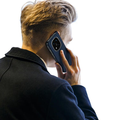 For Redmi Note 14 Pro+ 5G DUX DUCIS Skin Pro Series Flip Leather Phone Case(Blue) - Note 14 Pro+ Cases by DUX DUCIS | Online Shopping UK | buy2fix