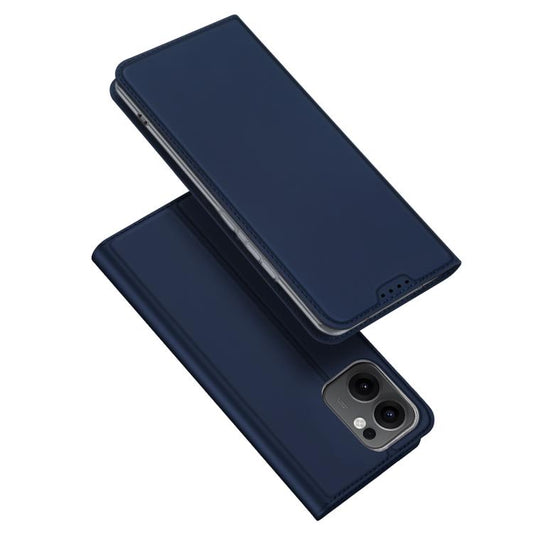 For OPPO Reno13 F 4G / 5G DUX DUCIS Skin Pro Series Flip Leather Phone Case(Blue) - OPPO Cases by DUX DUCIS | Online Shopping UK | buy2fix