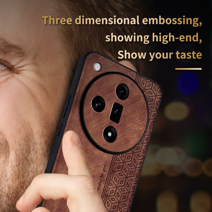 For OPPO Find X7 AZNS 3D Embossed Skin Feel Phone Case(Black) - OPPO Cases by AZNS | Online Shopping UK | buy2fix