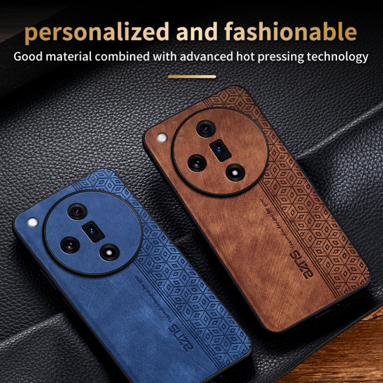 For OPPO Find X7 AZNS 3D Embossed Skin Feel Phone Case(Black) - OPPO Cases by AZNS | Online Shopping UK | buy2fix