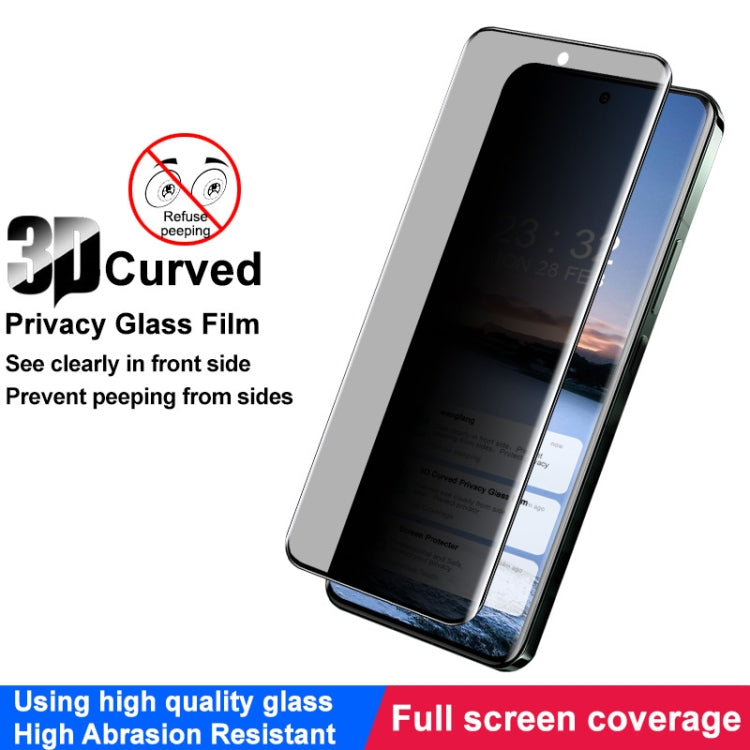 For Xiaomi 14 Pro 5G IMAK 3D Curved Privacy Anti-glare Tempered Glass Film -  by imak | Online Shopping UK | buy2fix