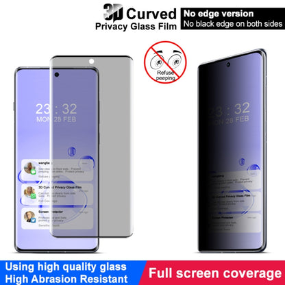 For OPPO Find X7 5G imak No Edge Version 3D Curved Privacy Full Screen Tempered Glass Film - OPPO Tempered Glass by imak | Online Shopping UK | buy2fix