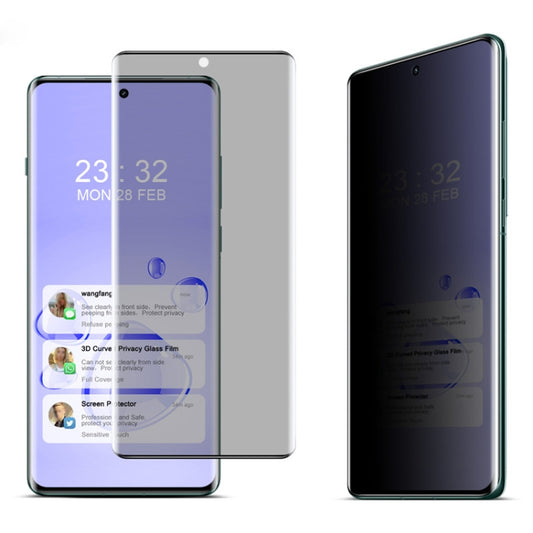 For OnePlus 12 5G imak No Edge Version 3D Curved Privacy Full Screen Tempered Glass Film - OnePlus Tempered Glass by imak | Online Shopping UK | buy2fix
