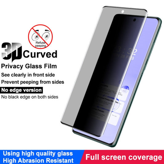For OnePlus 12 5G imak No Edge Version 3D Curved Privacy Full Screen Tempered Glass Film - OnePlus Tempered Glass by imak | Online Shopping UK | buy2fix